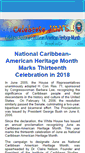 Mobile Screenshot of caribbeanamericanmonth.org